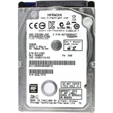 Hard Disk laptop 320GB 2.5" SATA 